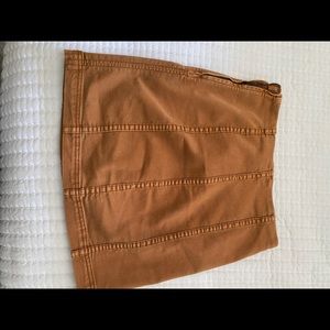 Size 4 Free People skirt in camel.